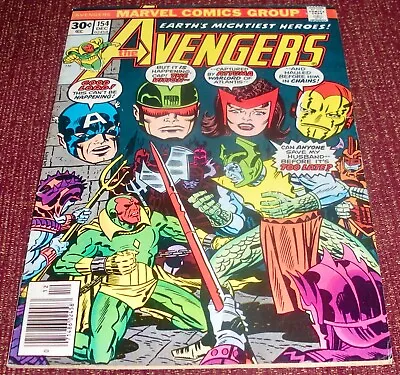 Buy The Avengers #154, When Strikes Attuma? 1st App Tyrak, Dec. 1976 • 11.86£