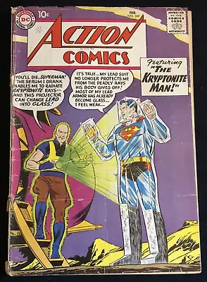 Buy December 1958 DC Action Comics #249 Superman • 12.61£