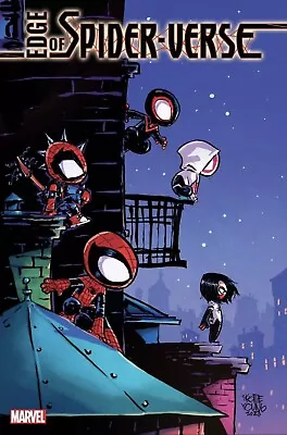 Buy Edge Of Spider-Verse Issue 1 Skottie Young Variant New Bagged And Boarded Marvel • 14£