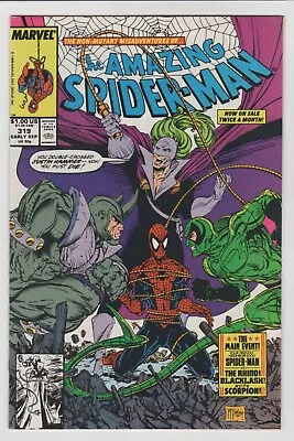 Buy Amazing Spider-man #319 ( Nm- 9.2 ) 319th Issue Mcfarlane Rhino Scorpion Whiplas • 12.93£