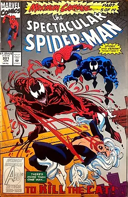 Buy Marvel Comics Spectacular Spider-man #201 Modern Age 1993 Maximum Carnage • 4.73£