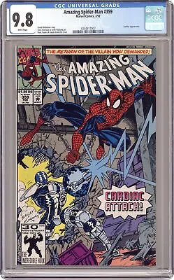 Buy Amazing Spider-Man #359 CGC 9.8 1992 4344917007 • 78.85£