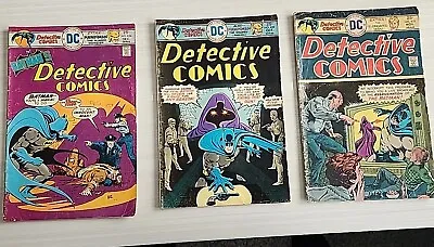 Buy Batman: Detective Comics Lot Of 3 Bronze Age DC Comic Books #452 #453 #454 • 39.97£