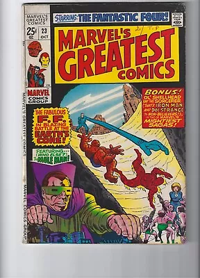 Buy Marvel's Greatest Comics #23. Oct '69. Marvel. Fantastic Four! Doc Strange! • 9£