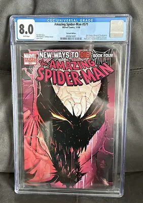 Buy CGC 8.0 - The Amazing Spiderman #571 - Variant Edition - 2008. • 40£
