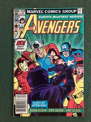 Buy Avengers #218 Marvel Comics Bronze Age Captain America Thor Iron Man Vf L2 • 4.02£
