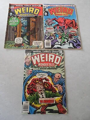 Buy Weird Wonder Tales #4 Good+, #18 Vg, #20 Fine-, Marvel Comics, 1974! • 7.11£