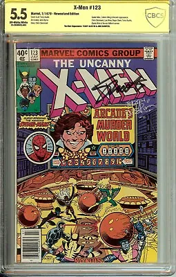 Buy Uncanny X-Men #123 CBCS 5.5 Verfiied Signature Autographed By Jim Shooter Terry • 160.85£