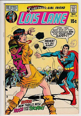 Buy Superman's Girlfriend Lois Lane #110 - 1971 Vintage DC 15¢ - Batman Flash Joker • 0.99£