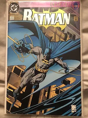 Buy DC Comics Batman Knightfall 19 Issue #500 Foil Cover Signed Dennis O'Neil Editor • 10£