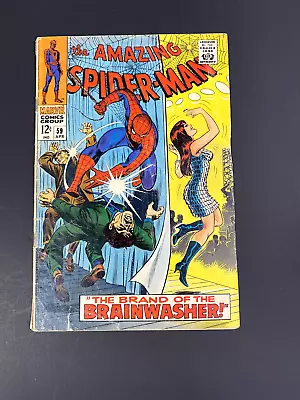 Buy Amazing Spider-Man #59 -First MJ Cover! - Silver Age Marvel - VG • 62.36£