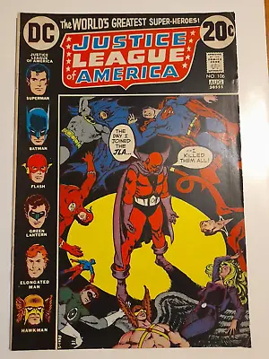 Buy Justice League Of America #106 Aug 1973 FINE+ 6.5 Red Tornado Joins The JLA • 11.99£