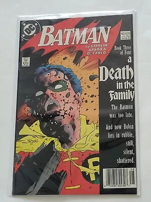 Buy Batman #428 A Death In The Family Pt 3 Death Of Jason Todd VF+ Hot!!! Newsstand • 39.72£