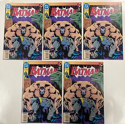 Buy BATMAN #497 RARE NEWSSTAND VARIANTS NM/VF (5 Book Lot) Dc 1993 Iconic Cover!! • 59.96£