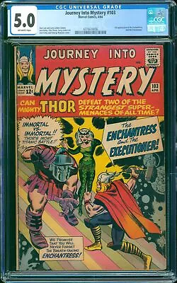 Buy Journey Into Mystery #103 (Marvel, 1964) CGC 5.0 • 359.78£