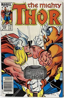 Buy Thor #338 Newsstand 2nd Beta Ray Bill! 1st Stormbreaker! Marvel 1983 *VF-NM* • 19.98£