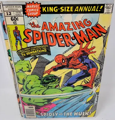 Buy Amazing Spider-man Annual #12 Hulk Appearance *1978* 6.5 • 24.12£