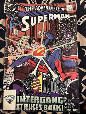 Buy DC Comics 'The Adventures Of Superman' #457 Aug 1989 • 3.23£
