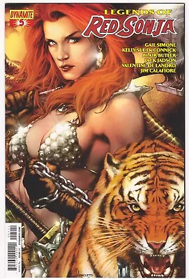 Buy Legends Of Red Sonja 5 From 2014 By Dynamite Entertainment Jay Anacleto Cover • 5£