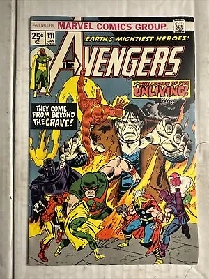 Buy AVENGERS 131 VF+  1st LEGION OF THE UNLIVING Key 1974 Marvel Comics • 15.45£