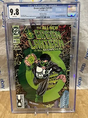 Buy Green Lantern V3 51 CGC 9.8 DC Universe 2nd Print Multi Pack Edition • 240.73£