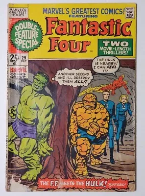 Buy Fantastic Four #12 In Marvel's Greatest Comics #29 1st Mtg Hulk FF Family Album • 10.28£