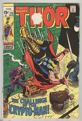 Buy Mighty Thor #174 March 1970 G/VG Kirby Art • 3.16£