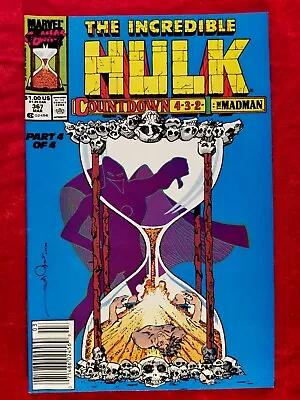Buy 1990 Incredible Hulk 367 Marvel Comic NEWSSTAND Key Madman App Dale Keown • 9.45£