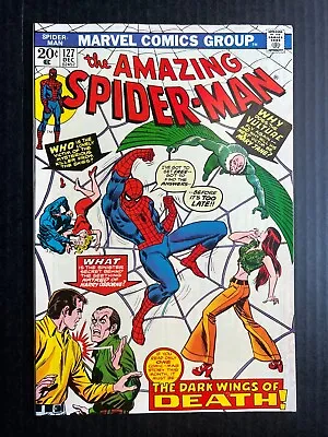 Buy AMAZING SPIDER-MAN #127 December 1973 Key Issue 1st App Vulture Clifton Shallot • 55.44£