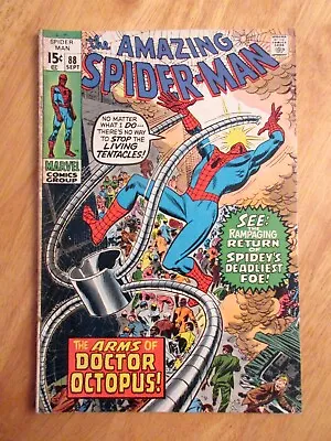 Buy AMAZING SPIDER-MAN #88 (1970) VG/VG+ ---Shows Better! • 18.52£