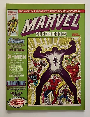 Buy MARVEL SUPER-HEROES 371 Marvel UK 1981. RARE. VF- Condition Bronze Age Magazine • 35£