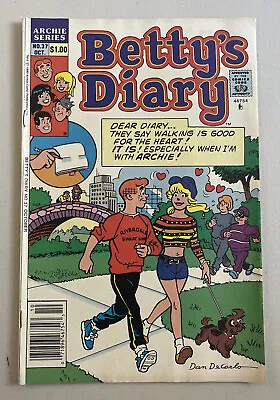 Buy Betty's Diary #37 (1990) Archie Series Comic Book • 2.80£