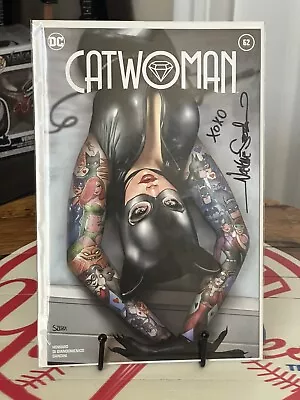 Buy CATWOMAN #62 NATHAN SZERDY SIGNED TATTOO Trade Dress Variant A • 27.98£