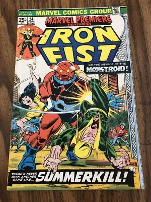 Buy Marvel Premiere - Iron Fist# 24  Vf/nm  9.0  Not  Cgc Rated  1975 Bronze Age • 29.58£