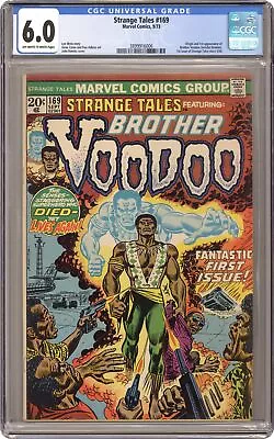 Buy Strange Tales #169 CGC 6.0 1973 3899916006 Origin & First Brother Voodoo Story • 197.05£