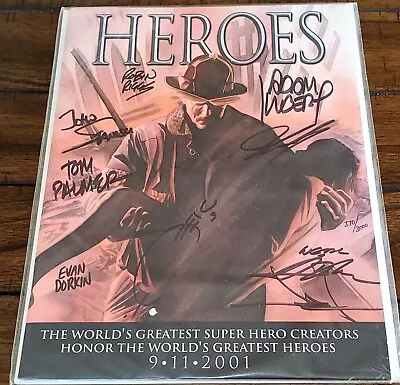 Buy Marvel Heroes 9-11 1st Printing Dynamic Forces Signed Memorial Comic Book Nm Df • 88.54£