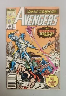 Buy Avengers #313 Low Grade Mark Jewelers Variant 1990 Marvel • 2.39£