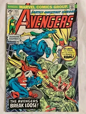Buy The Avengers #143 1976 Death Of Kang Conquerer  Key! Vf/nm Or Higher • 19.77£