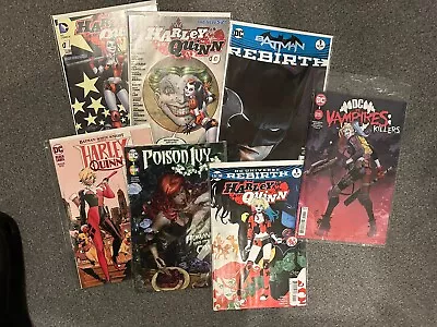 Buy Harley Quinn Poison Ivy Batman DC Comics Job Lot Bundle Of 7 Comic Books • 12.99£