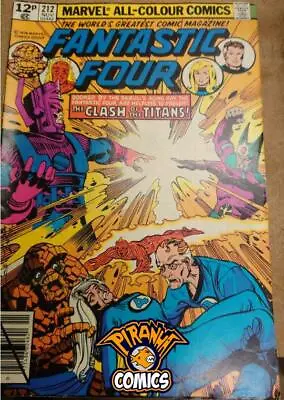 Buy Fantastic Four #212 (1961) Fn Pence Copy Marvel • 7.95£