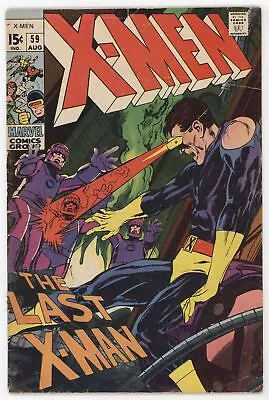 Buy Uncanny X-Men 59 Marvel 1969 VG FN Neal Adams Havok 1st Karl Lykos Sauron • 69.41£