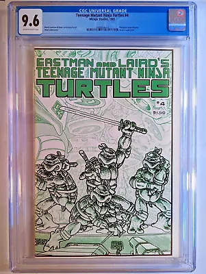 Buy Teenage Mutant Ninja Turtles #4, Vol 1, 1st Prt, CGC 9.6 (Mirage 1985) FREE SHIP • 319.81£