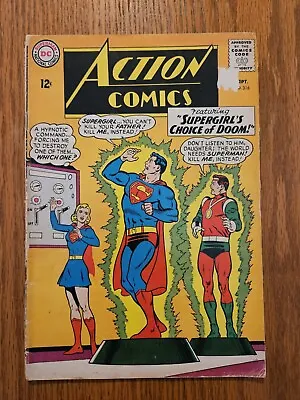 Buy Action Comics #316 (DC, 1964) Low Grade, Silver Age • 8£
