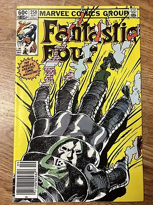 Buy Fantastic Four #258 NEWSSTAND VARIANT John Byrne  Marvel Comics 1983 • 11.81£