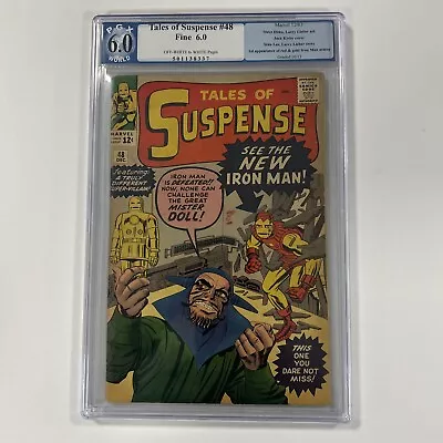 Buy Tales Of Suspense #48 1963 6.0 PGX 1st Red And Gold Armor Suit • 540£