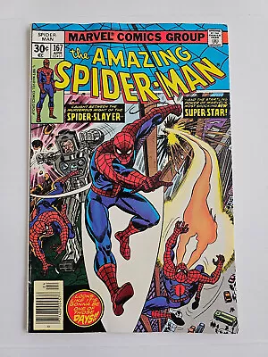 Buy Amazing Spider-Man #167 (1st App Will O' The Wisp) | VG • 4.05£