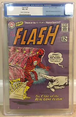Buy Flash #128 Cgc 4.5 Origin And First Appearance Of Abra Kadabra Comic Book • 275.93£