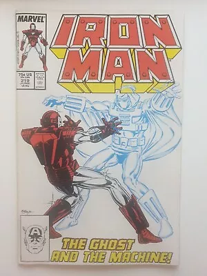 Buy Iron Man (Marvel) #219 - Vol.1 - 1987 - 1st Ghost Appearance • 37.82£