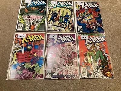 Buy Uncanny X-Men X6 232, 236, 238, 246, 247, Annual 6 - Marvel Comics - FN/VFN • 19.99£