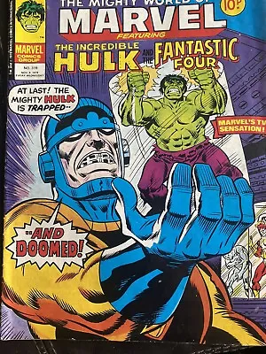 Buy Mighty World Of Marvel Featuring Incredible Hulk #319 Marvel UK Magazine • 4£